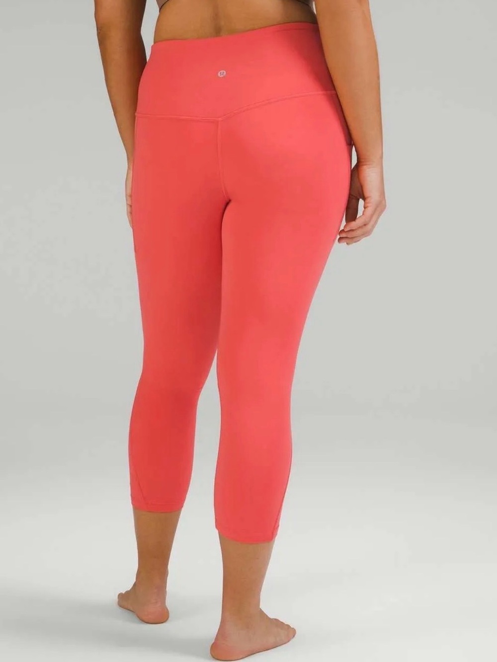 Lululemon Align High-Rise Crop with Pockets 23" Pale Raspberry